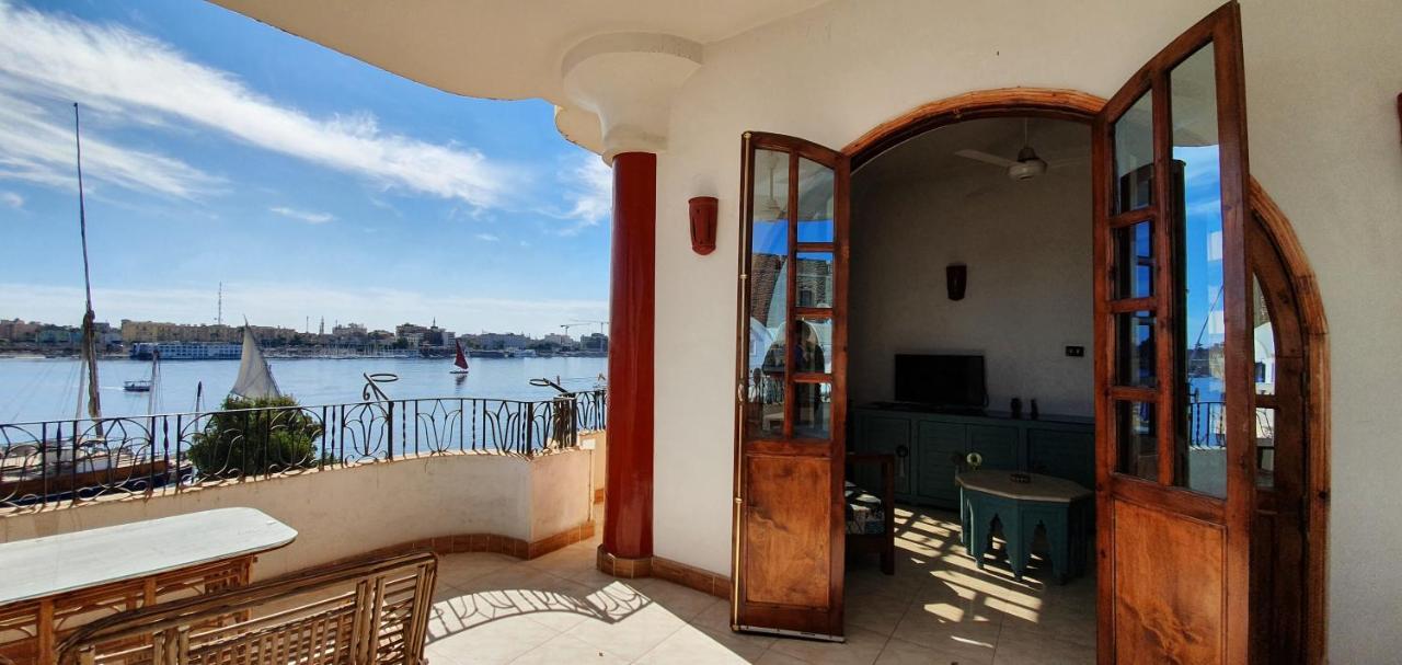 Апартаменти Nile View Panoramique And Garden West Bank Луксор Екстер'єр фото